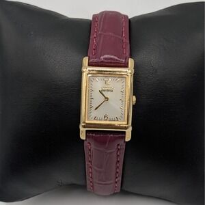 Citizen Eco Drive Tank Gold Tone Sunburst Dial B023 S001561 Womens Watch